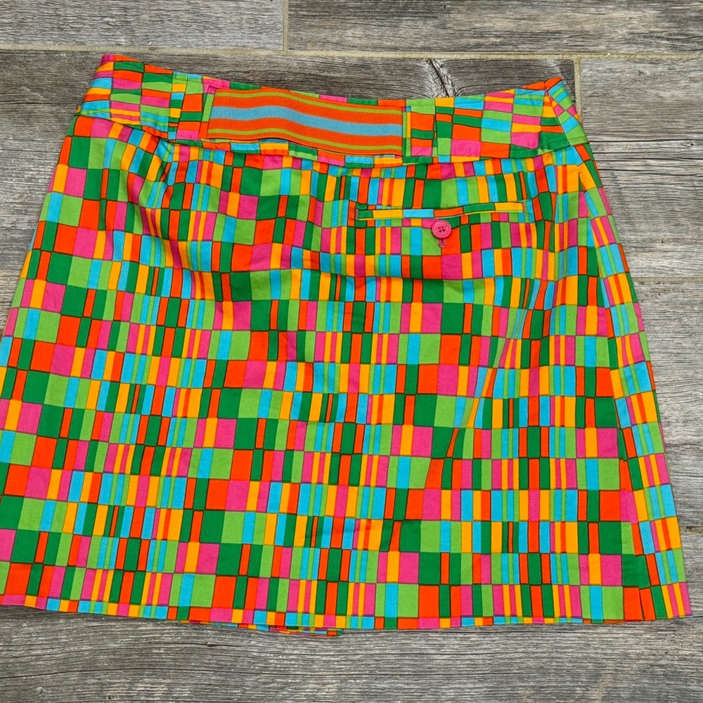 LIZ CLAIBORNE GOLF BRIGHTLY COLORED SKORT LADIES SIZE 8 - Picture 3 of 8